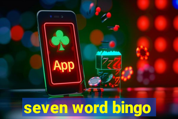 seven word bingo