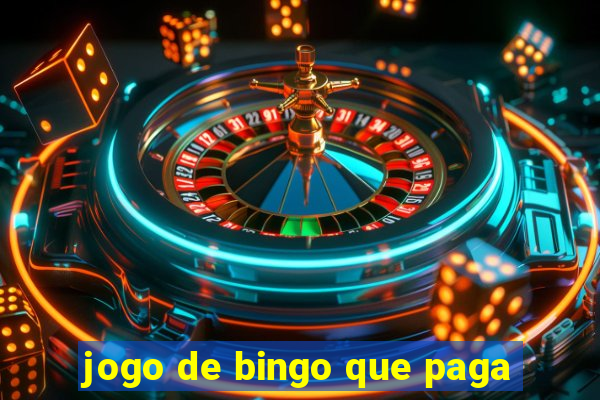 jogo de bingo que paga