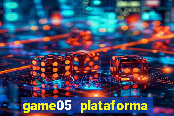 game05 plataforma de jogos