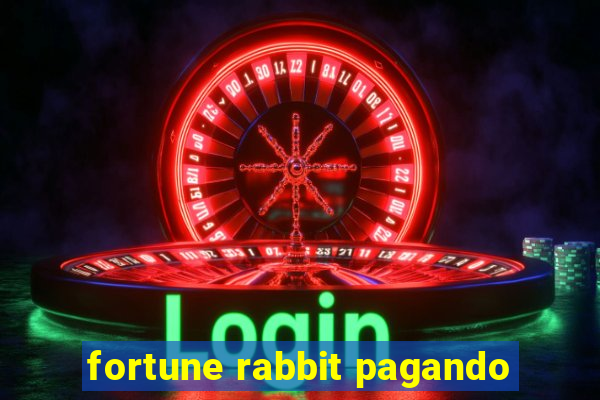 fortune rabbit pagando