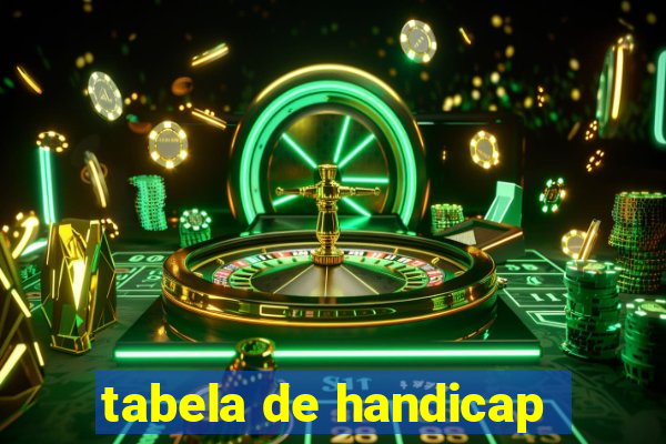 tabela de handicap