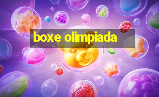 boxe olimpiada