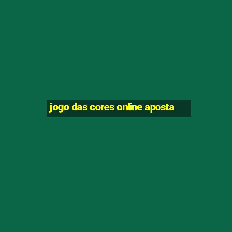 jogo das cores online aposta