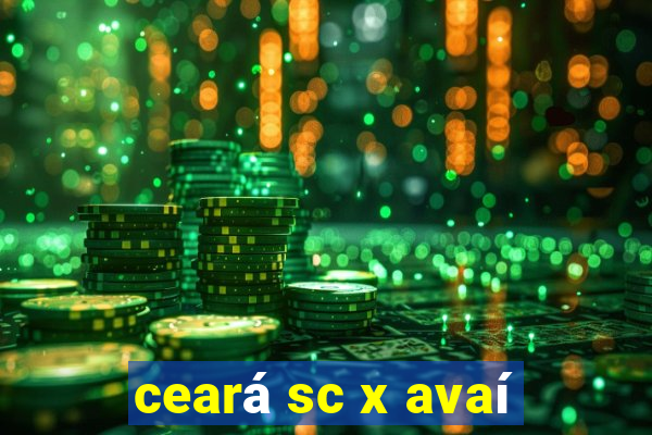 ceará sc x avaí