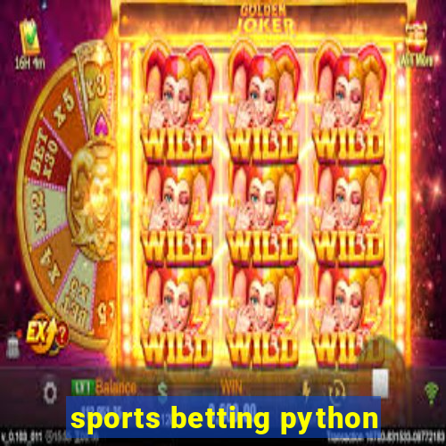 sports betting python