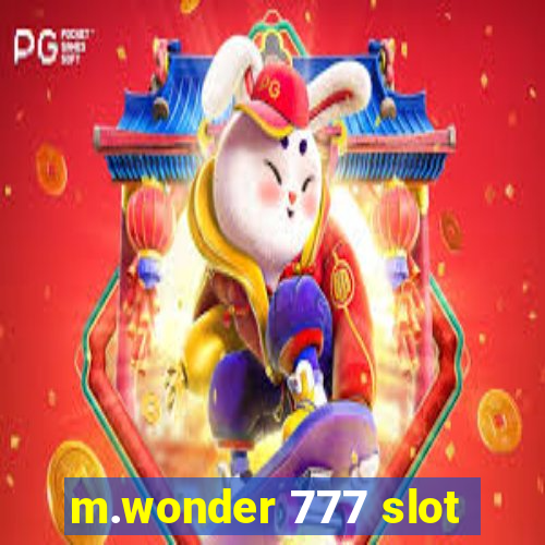 m.wonder 777 slot