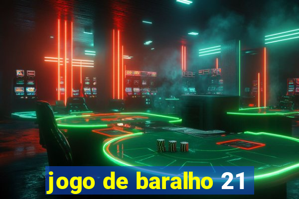 jogo de baralho 21