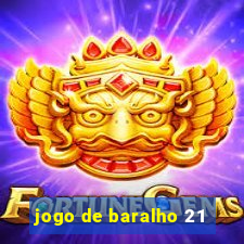 jogo de baralho 21