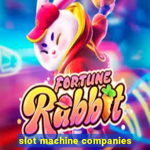 slot machine companies