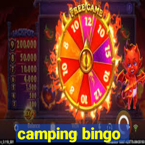 camping bingo