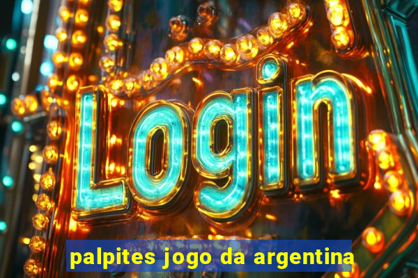 palpites jogo da argentina