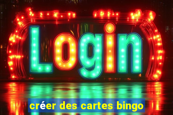 créer des cartes bingo