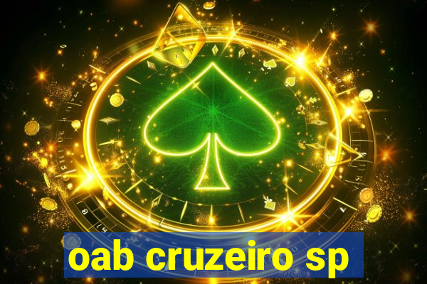 oab cruzeiro sp