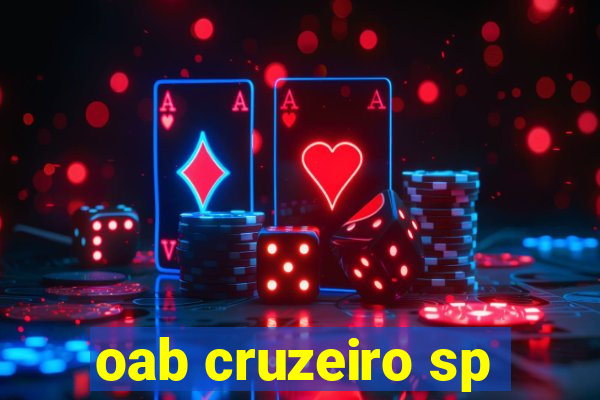 oab cruzeiro sp