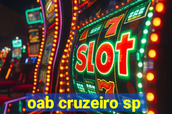 oab cruzeiro sp