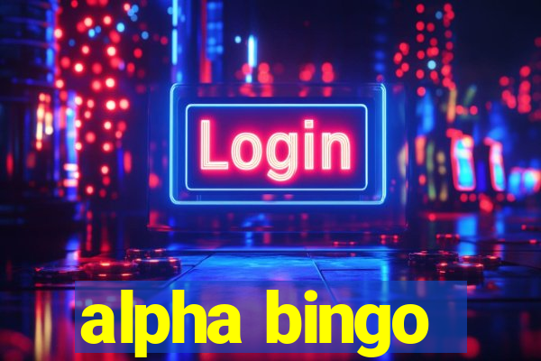 alpha bingo