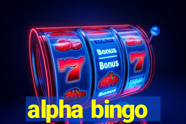 alpha bingo