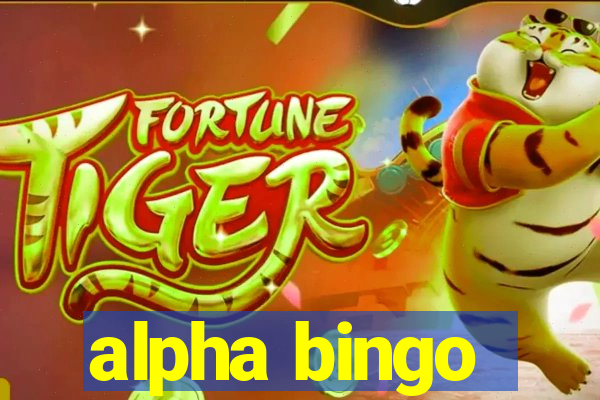 alpha bingo