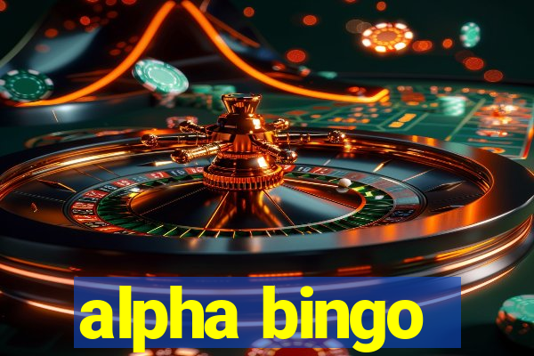 alpha bingo