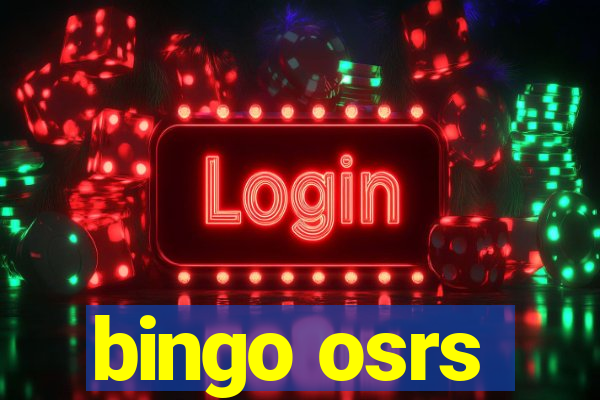 bingo osrs