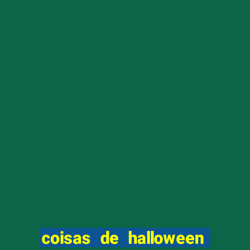 coisas de halloween com j