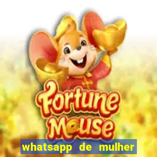 whatsapp de mulher de programa