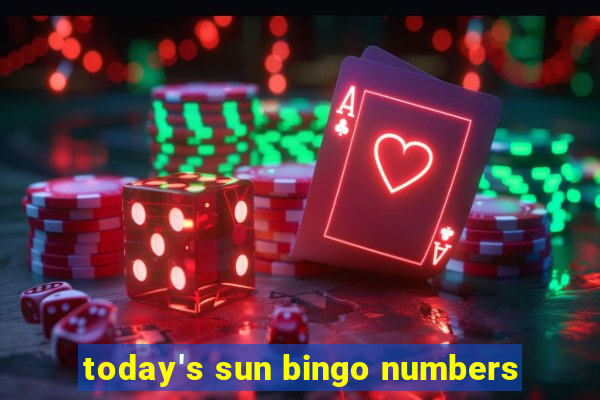 today's sun bingo numbers