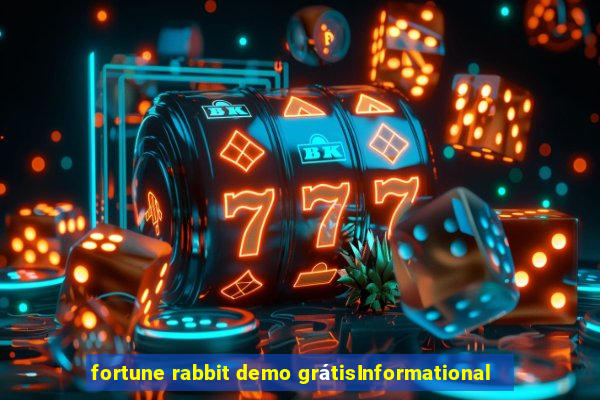 fortune rabbit demo grátisInformational