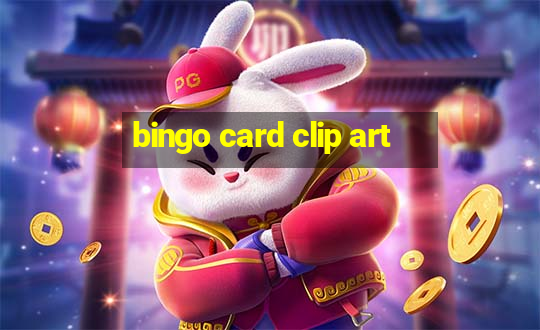 bingo card clip art