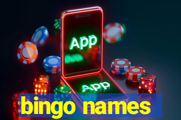 bingo names