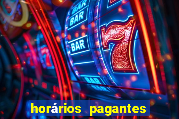 horários pagantes do fortune tiger