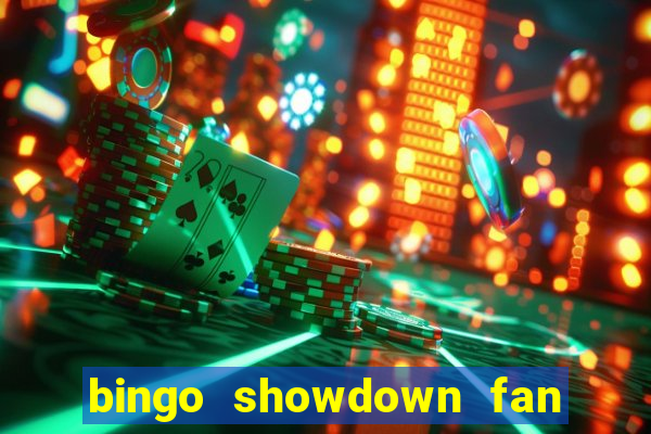 bingo showdown fan page freebies