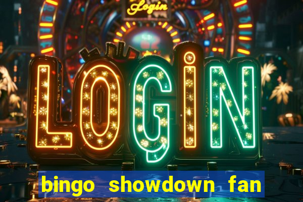 bingo showdown fan page freebies