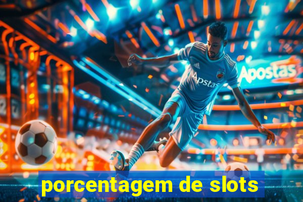 porcentagem de slots