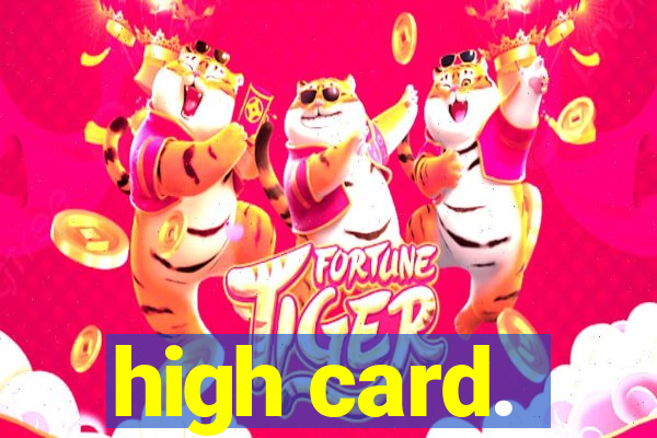 high card.