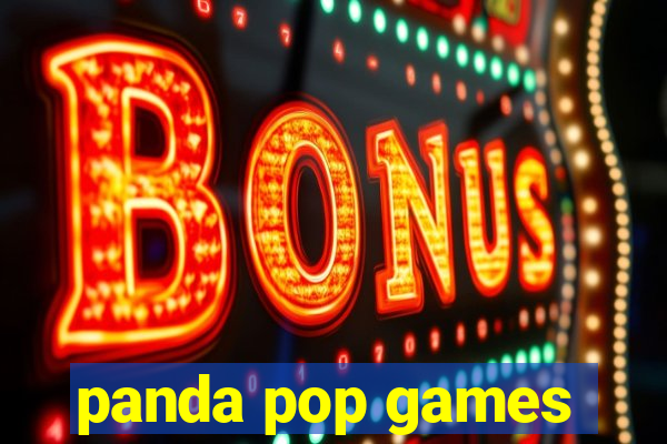 panda pop games