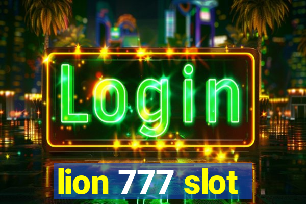 lion 777 slot