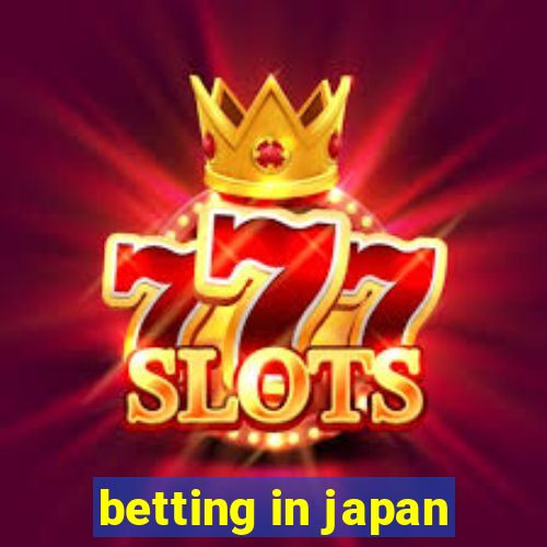 betting in japan