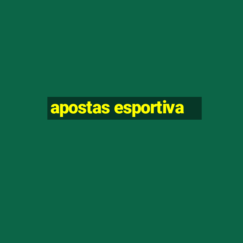 apostas esportiva