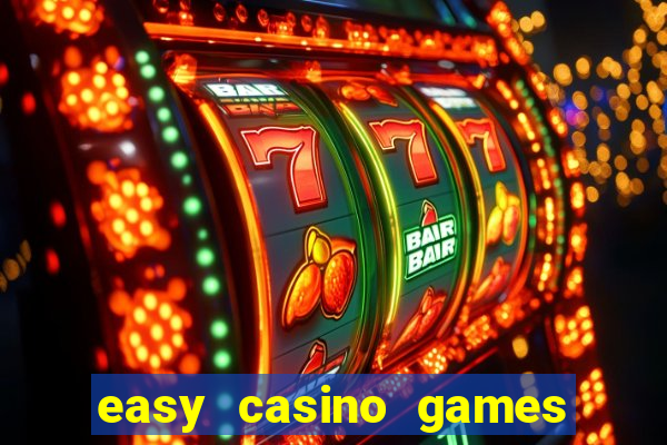 easy casino games to win money