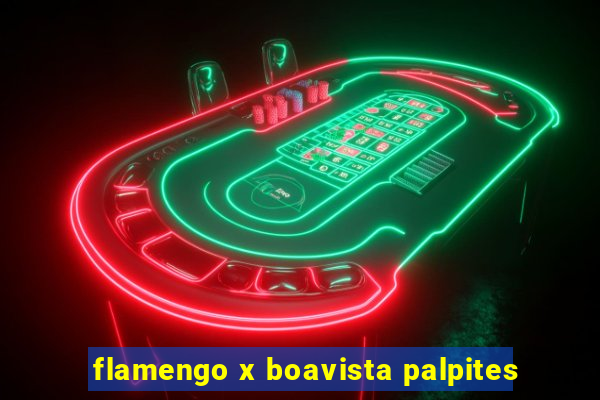 flamengo x boavista palpites