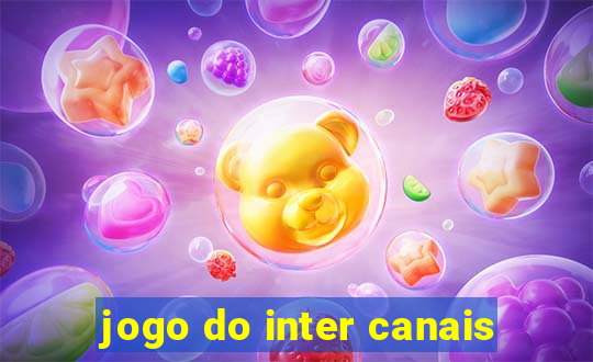 jogo do inter canais