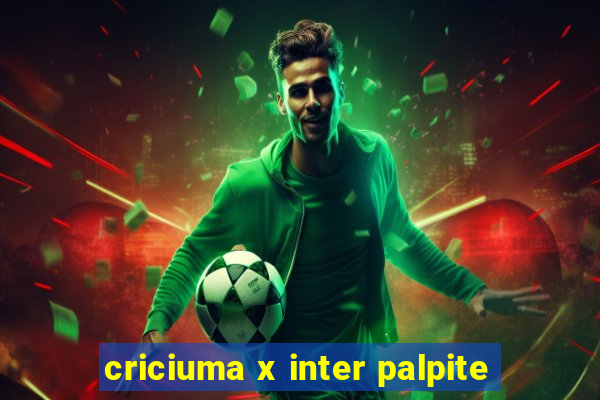 criciuma x inter palpite