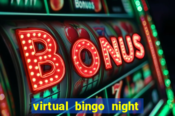 virtual bingo night with friends