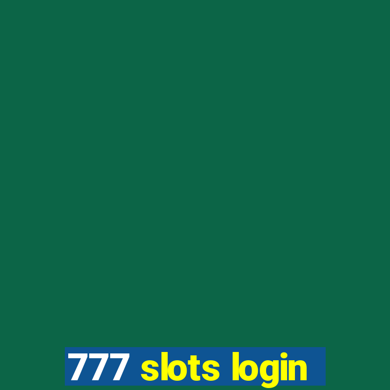 777 slots login