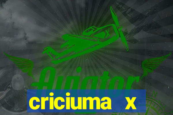 criciuma x fluminense palpite