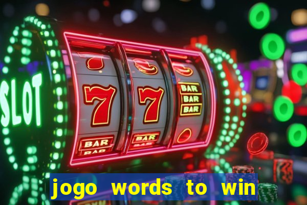 jogo words to win paga mesmo