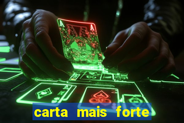 carta mais forte do poker