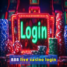 888 live casino login