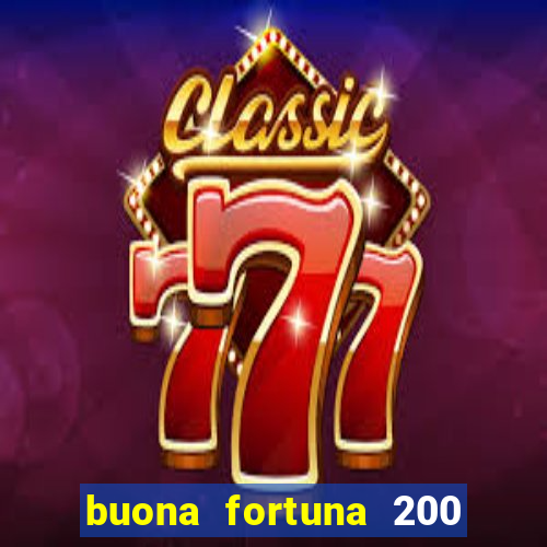 buona fortuna 200 fios casal